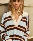 SUMMI SUMMI | STRIPE LS POLO