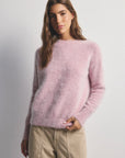 WORLD OF NOMADS | ADELE CREW NECK KNIT - PETAL CLOUD