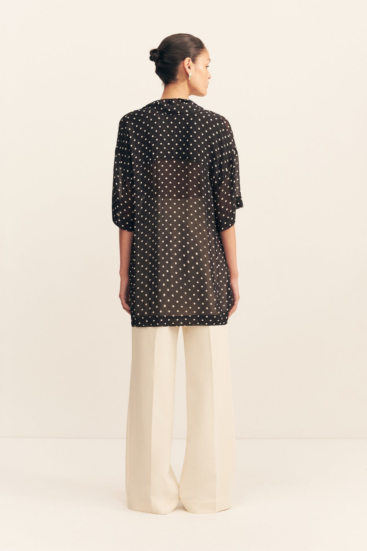 SHONA JOY | HOUSTON SHORT SLEEVE NECK TIE SHIRT