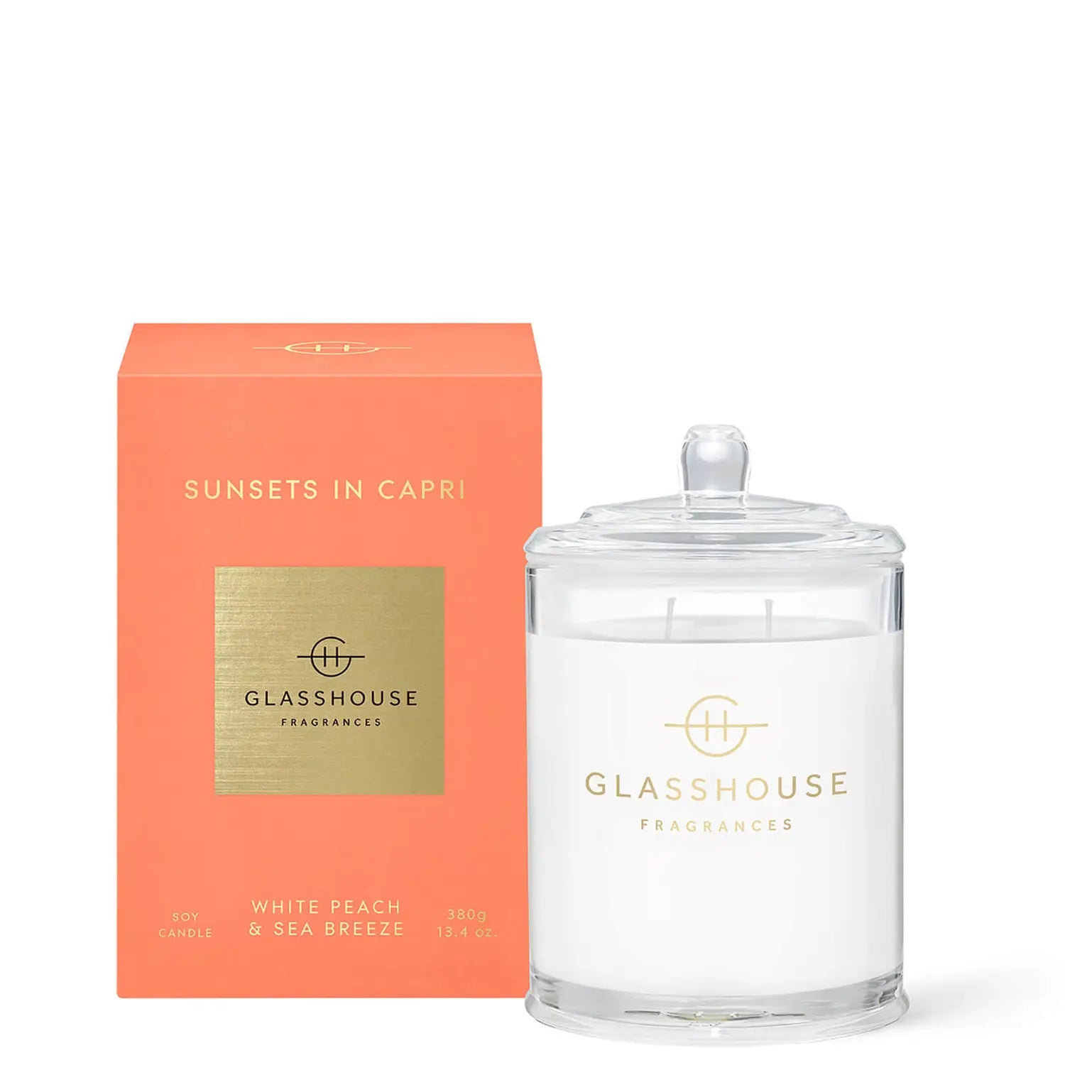 GLASSHOUSE | SUNSETS IN CAPRI - 380G CANDLE