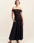 SHONA JOY | BROOKS OFF SHOULDER MAXI DRESS