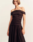 SHONA JOY | BROOKS OFF SHOULDER MAXI DRESS