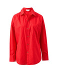 CERES LIFE | PETA OVERSIZED SHIRT - HERITAGE RED