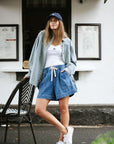 CERES LIFE | RELAXED EVERYDAY SHORT - WASHED INDIGO
