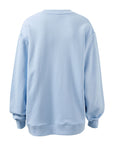 CERES LIFE | OVERSIZED SLOUCHY CREW - CHALK BLUE