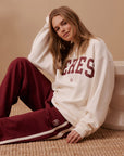 CERES LIFE | ISLA OVERSIZED SLOUCHY CREW - WINTER WHITE
