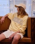 CERES LIFE | ISLA OVERSIZED SLOUCHY CREW - SUNNY YELLOW