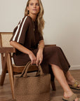 CERES LIFE | CHARLOTTE MIDI TERRY DRESS