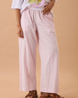CERES LIFE | THE LOUNGE PANT - PINK FAINT CHECK