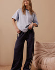 CERES LIFE | GIGI WIDE LEG TERRY TRACKPANT