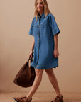 CERES LIFE | AVA SHORT SLEEVE MINI DRESS
