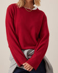 CERES LIFE | NESS KNIT PULLOVER - CHILLI
