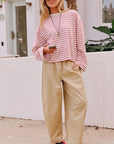 CERES LIFE | BELLA BARREL PANT - BURNT BUTTER
