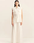 SHONA JOY | WELLINGTON SLEEVELESS SHIRT