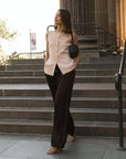MINT | CHARLOTTE PANT - CHOCOLATE