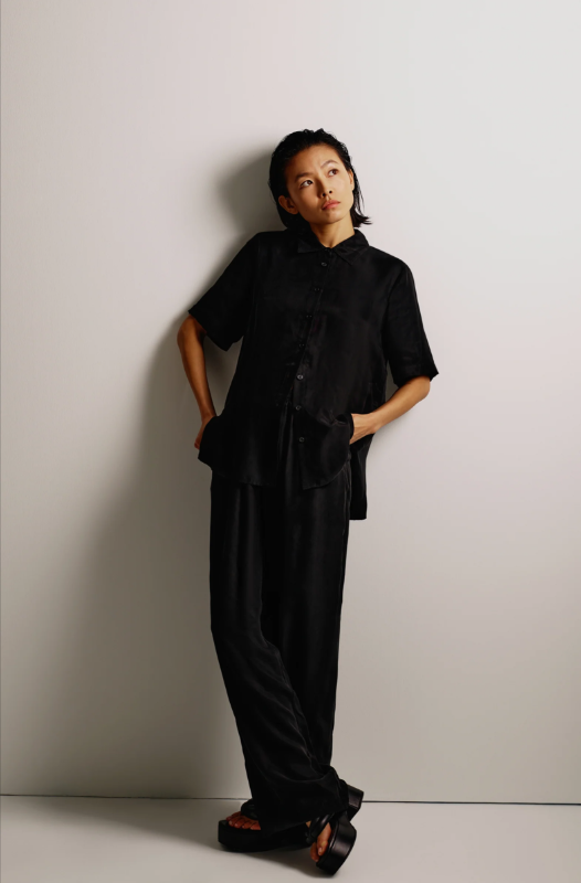 NUDE LUCY | DARA CUPRO SHIRT