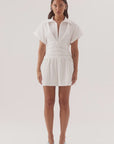 SOVERE STUDIO | LYRA MINI DRESS - CHALK