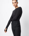 MOSSMAN | THE BROOKLYN TOP - BLACK