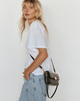 VESTIRSI | ISLA DARK CHOCOLATE LEATHER SHOULDER BAG