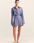 SHONA JOY | CAMBRIDGE SHIRT MINI DRESS