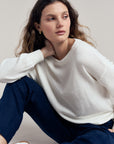 LITTLE LIES | VICTORIA JUMPER - MILK