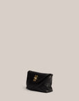 VESTIRSI | SLOANE MINI BLACK LEAHTER CROSSBODY CLUTCH