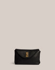 VESTIRSI | SLOANE MINI BLACK LEAHTER CROSSBODY CLUTCH