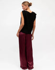 MINT | CHARLOTTE PANTS - MERLOT