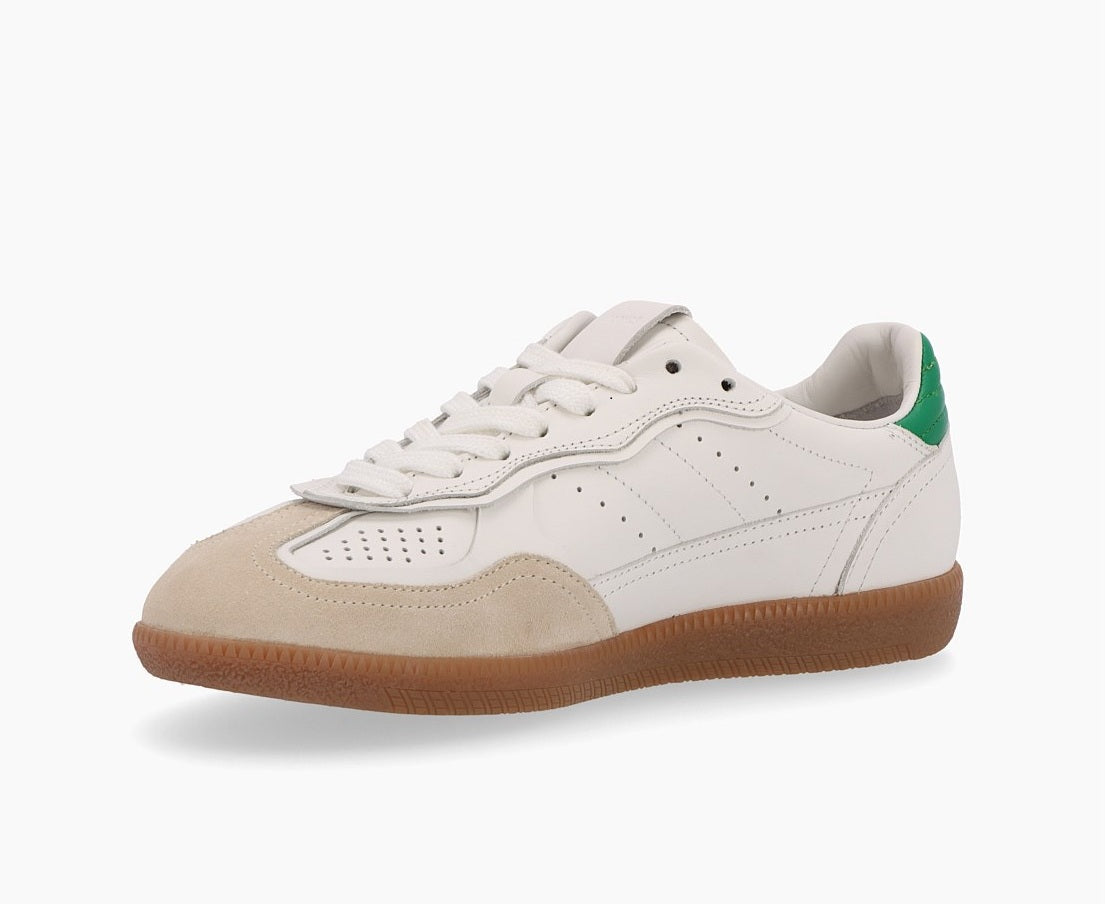 ALOHAS | TB.490 GREEN LEATHER SNEAKERS