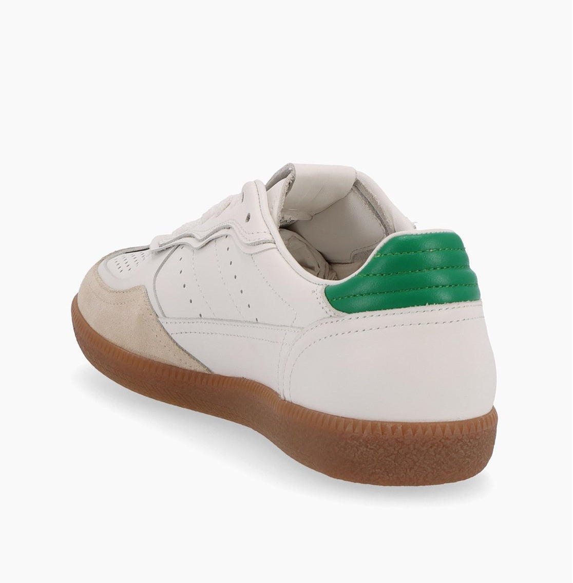 ALOHAS | TB.490 GREEN LEATHER SNEAKERS