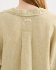 NUDE LUCY | LOUNGE STRIPE LINEN SHIRT