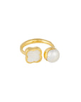 FAIRLEY | PEARL AND MOTHER OF PEARL RING