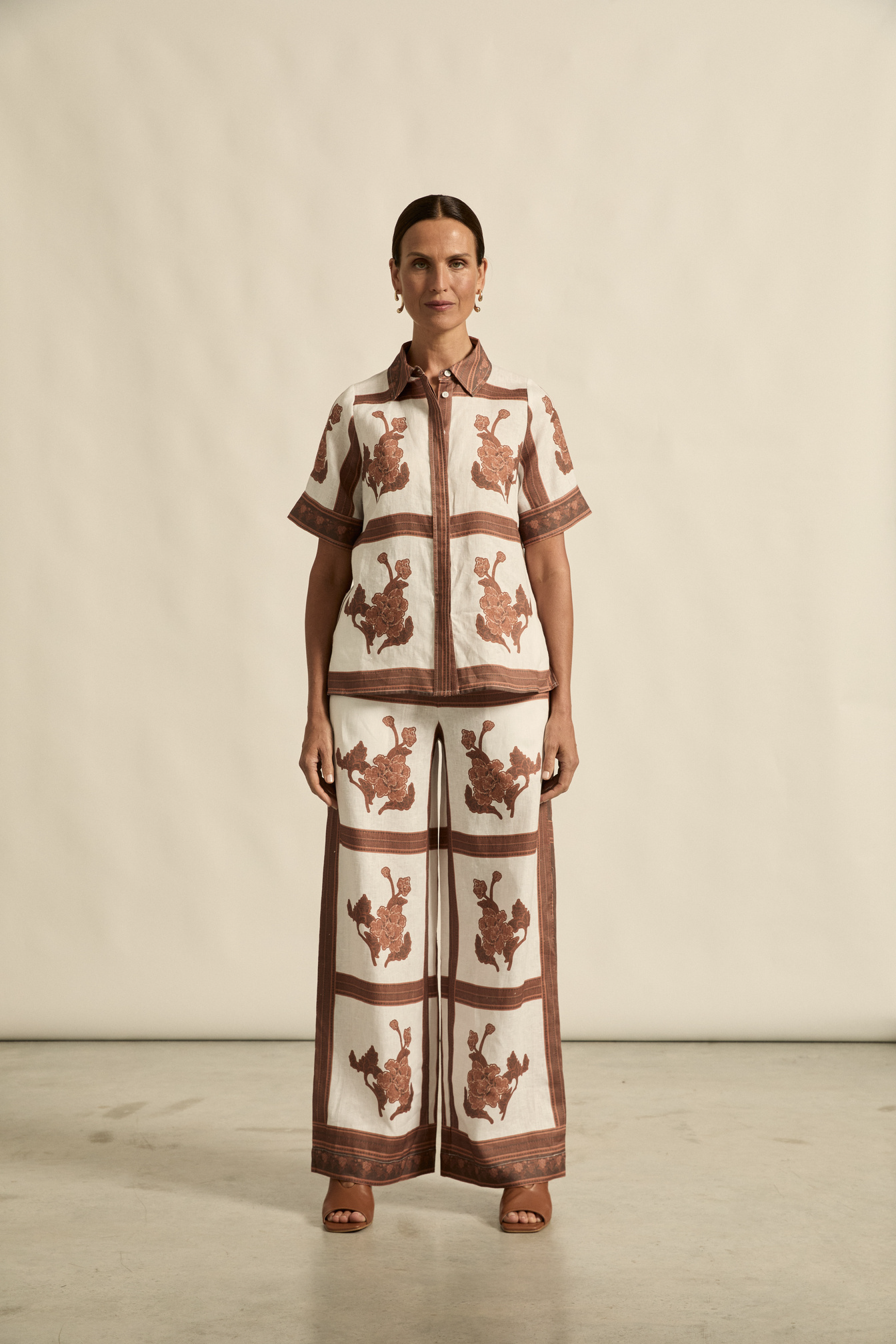 ZOE KRATZMANN | PIXEL TOP - COFFEE COLLAGE