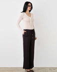 ESMAEE | MERCER PANT - DARK CHOCOLATE