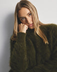 WORLD OF NOMADS | ADELE CREW NECK KNIT - MOSS