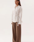 SOVERE | BLUME SHIRT - CHALK