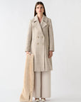 ESMAEE | EDITION COAT - CREAM CHECK