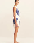 SHONA JOY | ENYA DRAPED MINI DRESS