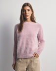 WORLD OF NOMADS | ADELE CREW NECK KNIT - PETAL CLOUD