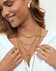 ARMS OF EVE | MARCELLA DOUBLE STACK GOLD NECKLACE