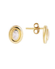 FAIRLEY | BEVEL SET OVAL STUDS