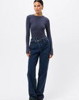 MOSSMAN | BROOKLYN TOP - SAPPHIRE