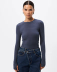 MOSSMAN | BROOKLYN TOP - SAPPHIRE