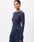 MOSSMAN | BROOKLYN TOP - SAPPHIRE