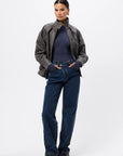MOSSMAN | BROOKLYN TOP - SAPPHIRE