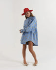 LA BOHEME GIRLS | CLYDE SHIRT - DENIM HEARTS
