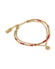 ARMS OF EVE | COBRA GOLD BRACELET - CHERRY
