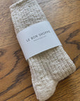 LE BON SHOPPE | COTTAGE SOCKS - OATMEAL