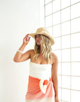 MIA CAPRI | PEARL COWBOY HAT - RAFFIA