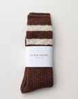 LE BON SHOPPE | COTTAGE VARSITY SOCKS - BEAR